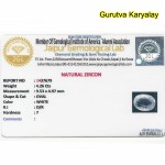 Ratti-4.69(4.26ct) Real White Zircon 